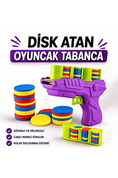 HAYHAYPETSHOP 25’li Köpük Disk Atan Oyuncak Tabanca | Güvenli Eğlence | Kedi ...