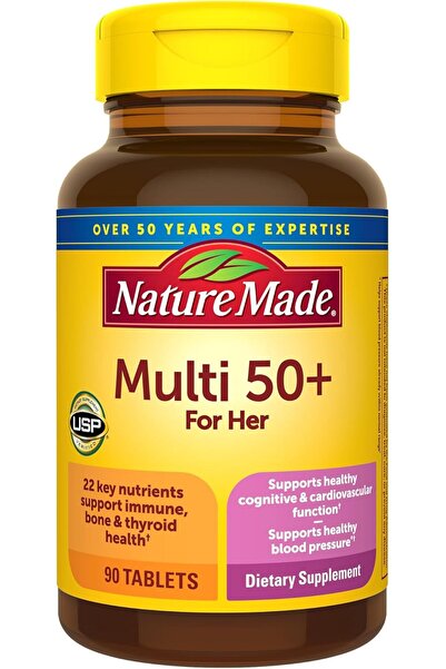 Natural Made Nature Made Multi 50+ For Her 50 Yaş Üstü Kadınlar İçin Multivit...