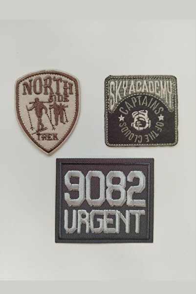 Self Casa Explorer Woven Embroidered Patch Set