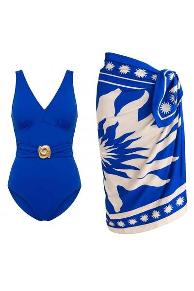 SAILOR moda Pareolu Swimsuit with Accessories
