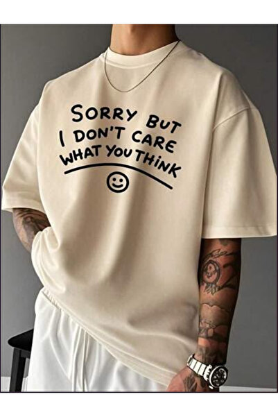 Soothing Space Unisex Oversize Printed Cotton Crew Neck Short Sleeve T-shirt