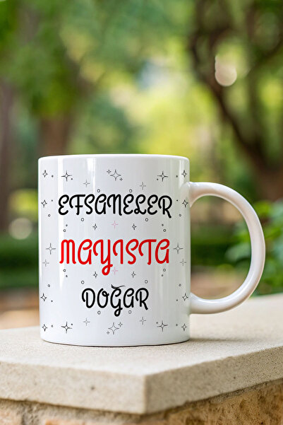 giftkonsept Legends Are Born in May Red Printed Birthday Gift Mug for Friend,...