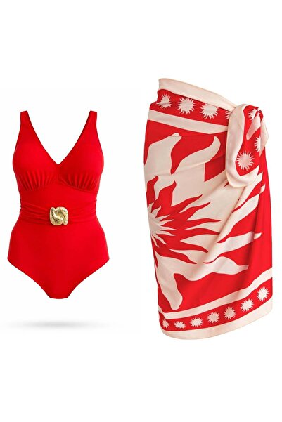 SAILOR moda Pareolu Swimsuit with Accessories