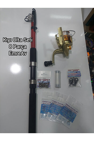 EmreAv Kıyı Olta Takımı 8 Parça 3 Metre