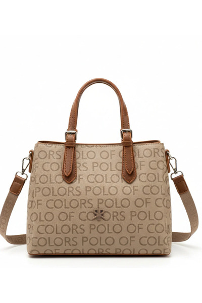 Polo Of Colors 4-Compartment Women's Shoulder and Shoulder Bag – Casual Bag w...