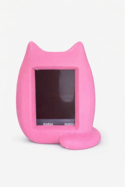 bycaeldesign Kedi Tasarımlı Fotoğraf Çerçevesi – Dekoratif Mini Polaroid Stand