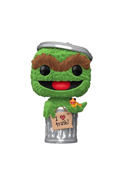 Funko Ποπ! Τηλεόραση 123 Σουσάμι Στρίτ # 1793 Όσκαρ ο Γκρινιάρης Φλοκαρισμένο...