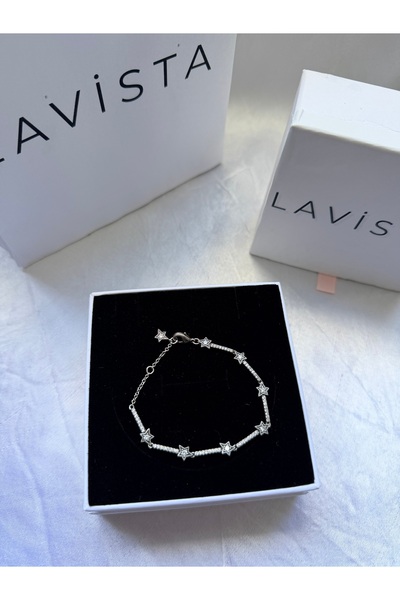 Lavista Silver Gökyüzü Yıldız Gümüş Bileklik