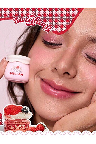 SHEGLAM Sweetheart Berry Jam Dudak Maskesi Yoğun Nemlendirici&Onarıcı Gece Ma...
