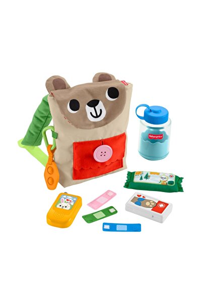 mattel Φίσερ-Πράις Σακίδιο Πλάτης Δάσος Φιλίας Αρκουδάκι Απασχόλησης (JLB86)