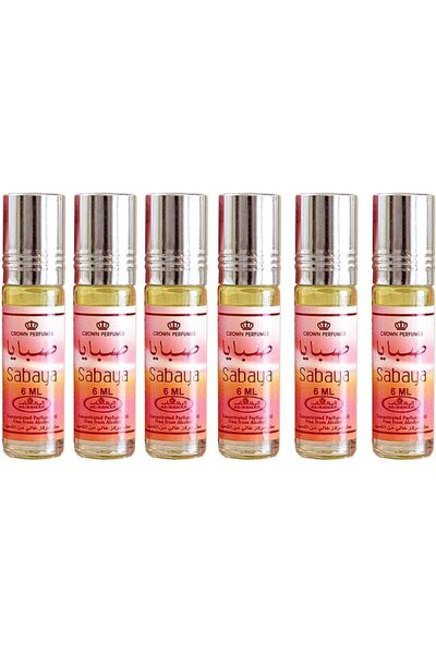Al Rehab perfumes Al Rehab 6-Piece Sabaya Concentrated Perfume Oil 6ml