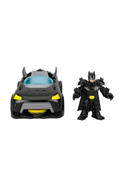 mattel Fisher-Price Imaginext DC Super Friends Vehicul Batmobil Forța Metalic...