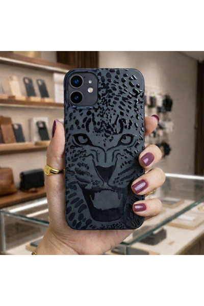 OVADA İphone 11 Uyumlu Leopar Deseli Silikon Kılıf