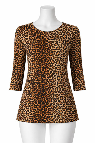 bell moda Γυναικεία βαμβακερά ρούχα με λεοπάρ σχέδιο σε μεγάλο μέγεθος