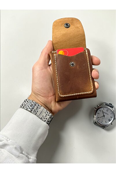 NZCLUB 100% Genuine Crazy Leather Handmade Minimalist Wallet - Money Portfoli...