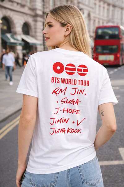 PAVRO Μπλουζάκι Oversize με στάμπα Arirang World Tour BTS