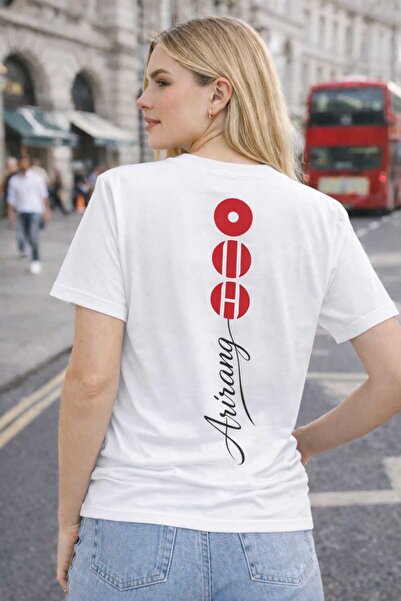 PAVRO Μπλουζάκι Oversize με στάμπα Arirang World Tour BTS