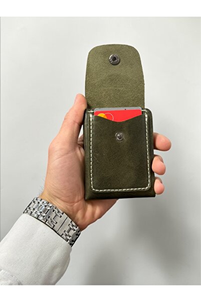 NZCLUB 100% Genuine Crazy Leather Handmade Minimalist Wallet - Money Portfoli...