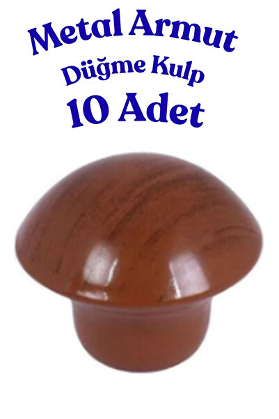 KAYRA LEATHER CRAFT 10 قطع من مقابض الأدراج المعدنية المستديرة ذات النمط الخش...
