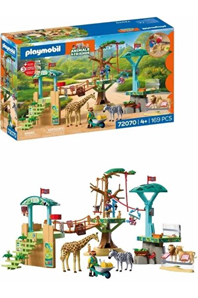 Playmobil Ζωολογικός Κήπος Πάρκο Αναρρίχησης στην Άγρια Φύση (72070)