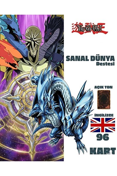 Cakmak Oyun Dukkani İngilizce Sanal Dünya-Virtual World Destesi 96 Yugioh Kar...