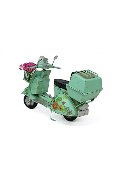Generic Brand Decorative Metal Scooter with Basket