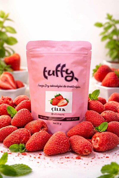 Tuffy Dondurularak Kurutulmuş Çilek 20 gr