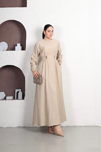 Moda Krash Rochie de vară din modal cu detalii cu cataramă