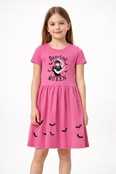 Atabay Kids ATABAY 11004-26 Φόρεμα για κορίτσια Dancing Queen με στάμπα, κοντ...