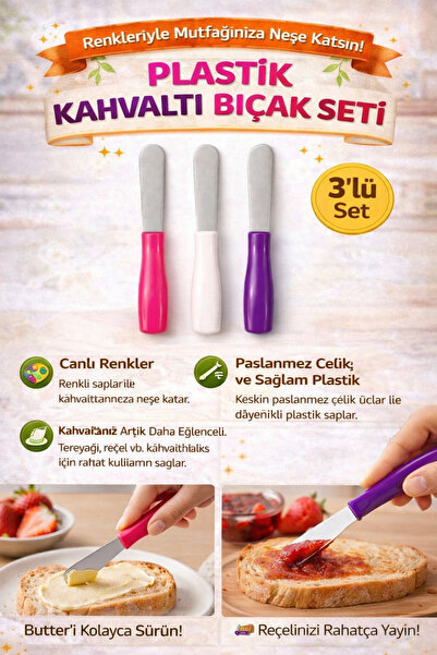 Maloria Plastic Breakfast Cutlery Set