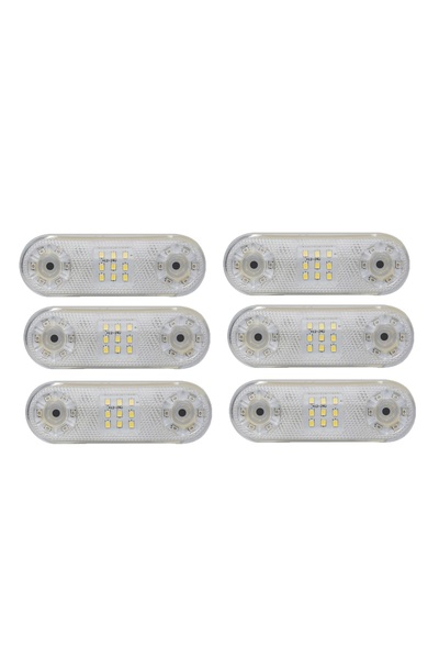 ERK 6x Φώτα πλευρικής σήμανσης LED 12-24V - ALBA