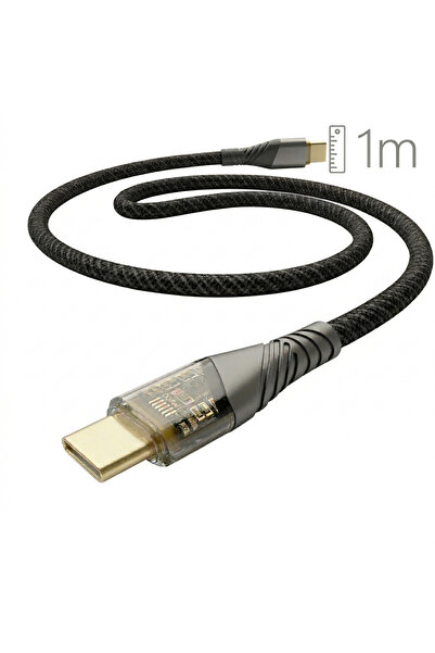 Wyred by Monga Καλώδιο ταχείας φόρτισης USB-C Wyre 100C B, PD 100W, 5A, Διαφα...