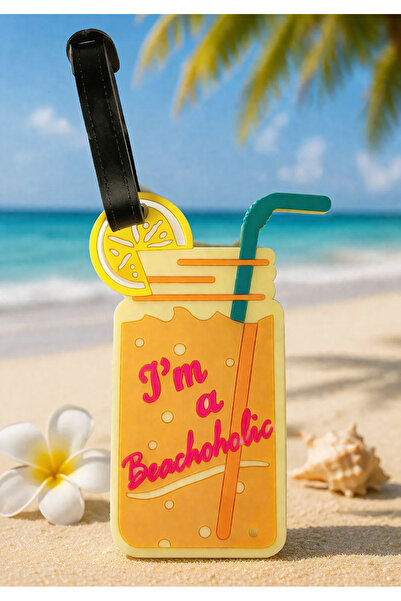 Boldy Tropical Drink Figured Luggage Tag - Suitcase Tag - Luggage Tag - Bag T...
