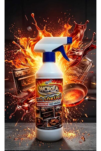 WOXÉA Konsantre Ultra Güçlü Yağ Sökücü - Fırın, Ocak, Davlumbaz ve Ağır Yağ T...