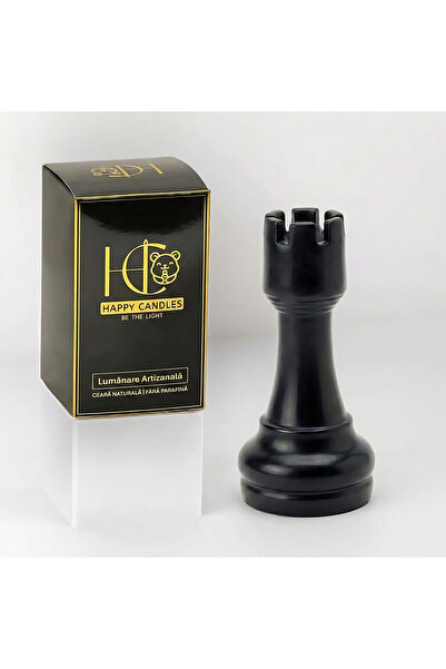 Happy Candles Decorative beeswax candle, Chess Tower