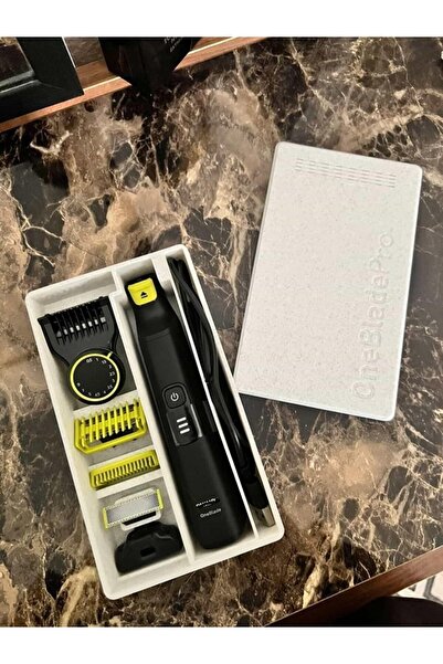 Zaru Concept Beyaz - OneBlade Pro 360 QP6542/15 Uyumlu Seyahat Çantası - Tıra...
