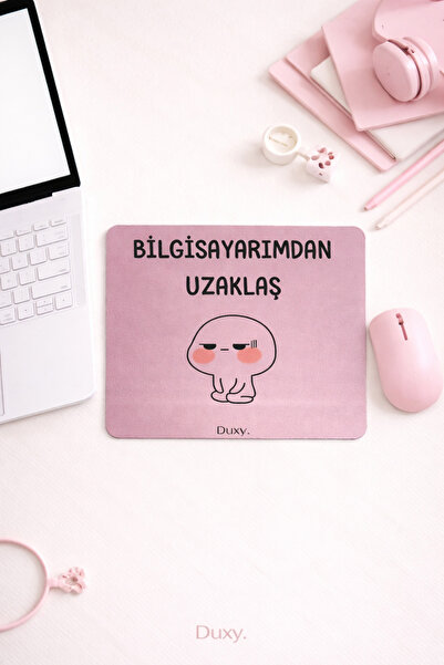 Duxy Espirili Rubber Mouse Pad, 19 cm, Αντιολισθητική βάση, Άνετο και μαλακό ...