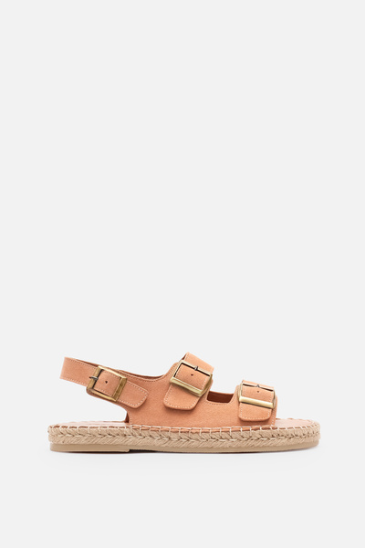 Bestyle Mary Real Suede Leather Sandals