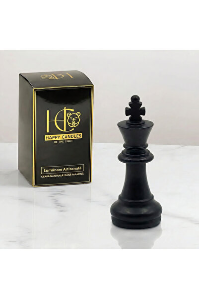 Happy Candles Decorative beeswax candle, Chess King