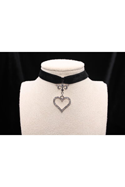 Mournbelle Y2K Minimalist Kalp Choker