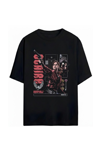 SVART WEAR Resident Evil unisex majica prevelikog kroja od 100% pamuka