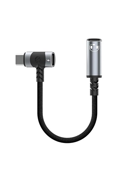 Forzacase iPhone iPad Macbook Android ile uyumlu 2in1 Type-C Şarj + Kulaklık ...