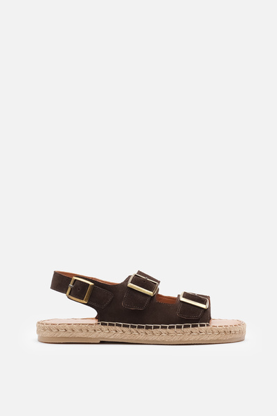 Bestyle Mary Real Suede Leather Sandals