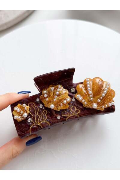 Venus Design Κούμπωμα Μεγάλου Θαλάσσιου Μάνταλου από Κόκκαλο