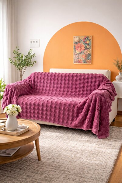 Bikaya Home Κάλυμμα καναπέ με σχέδιο φυσαλίδων |   175x215 εκ. |   Αντιολισθη...