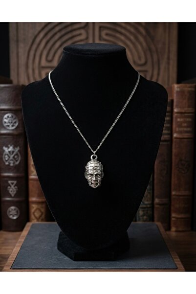Vintage Takıhane Vintage Gothic Gotik Pinhead Hippie Kolye Tarz Kolye