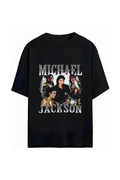 SVART WEAR Michael Jackson Unisex Oversize %100 Pamuklu T-Shirt