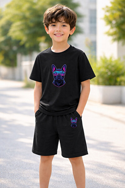 LORVEX Σετ μπλουζάκι και σορτς για αγόρια και κορίτσια, 100% βαμβάκι, καλοκαι...