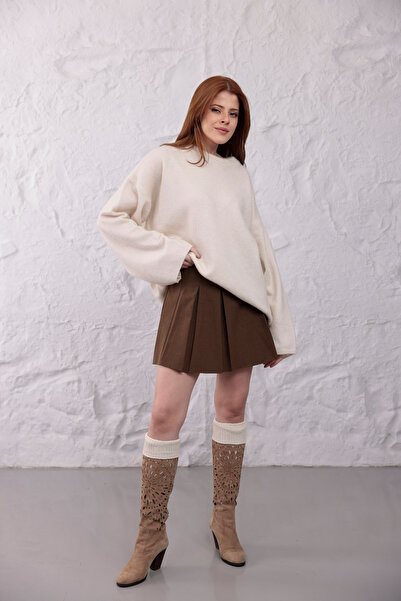 Eseclass Γυναικεία Μίνι Φούστα με Πλισέ Ψηλόμεση