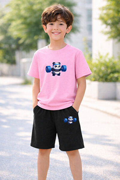 LORVEX Σετ μπλουζάκι και σορτς για αγόρια και κορίτσια, 100% βαμβάκι, καλοκαι...